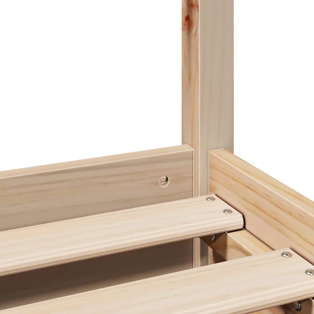 Bedframe zonder matras massief grenenhout 135x190 cm is nu te koop bij PeponiXL, paradijselijk wonen!