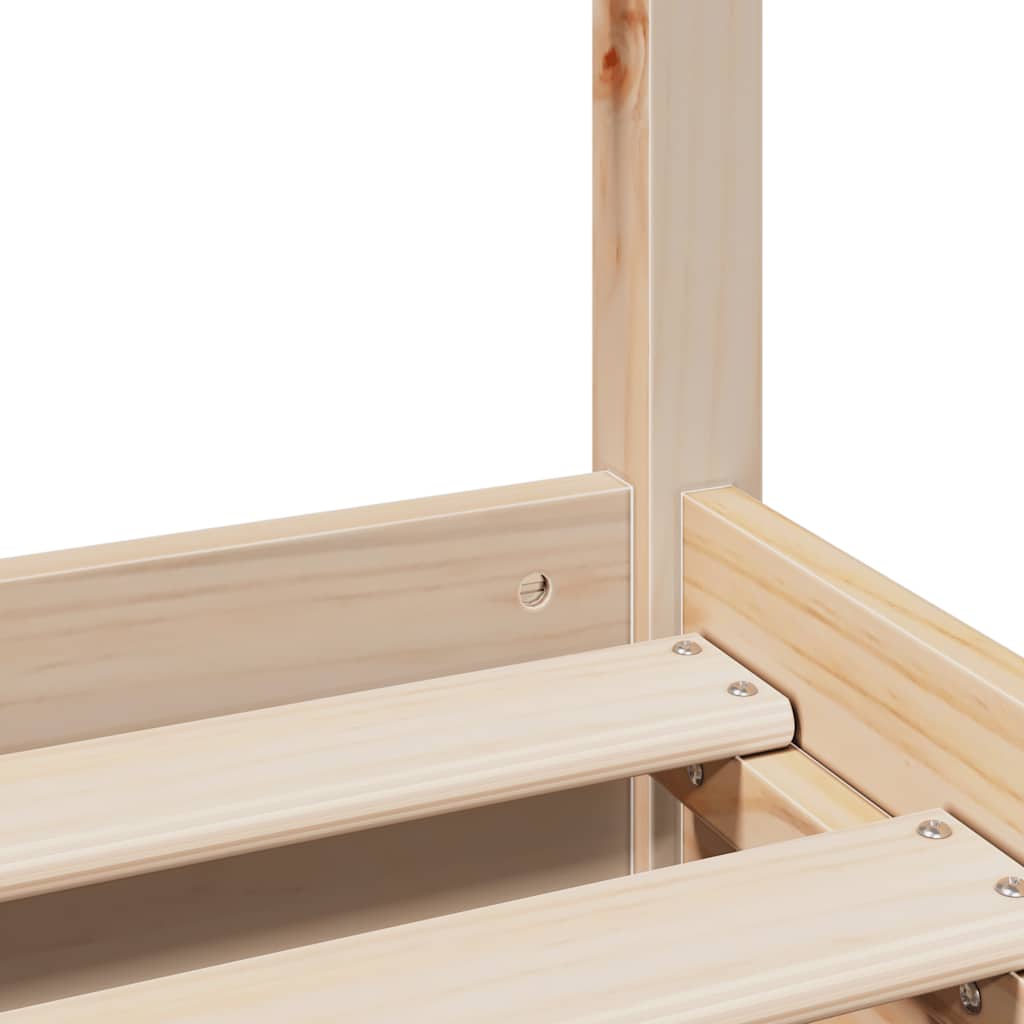 Bedframe zonder matras massief grenenhout 75x190 cm is nu te koop bij PeponiXL, paradijselijk wonen!