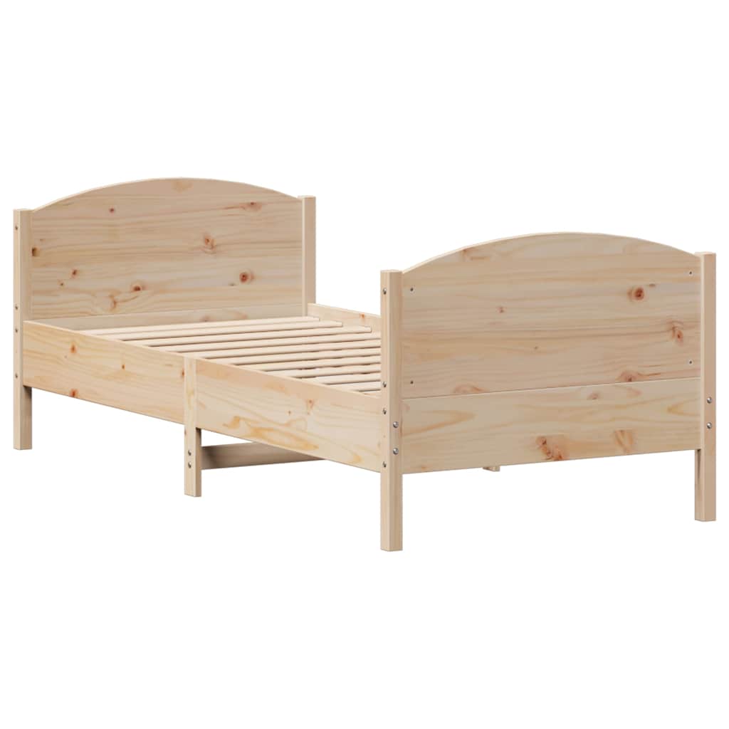 Bedframe zonder matras massief grenenhout 90x190 cm is nu te koop bij PeponiXL, paradijselijk wonen!