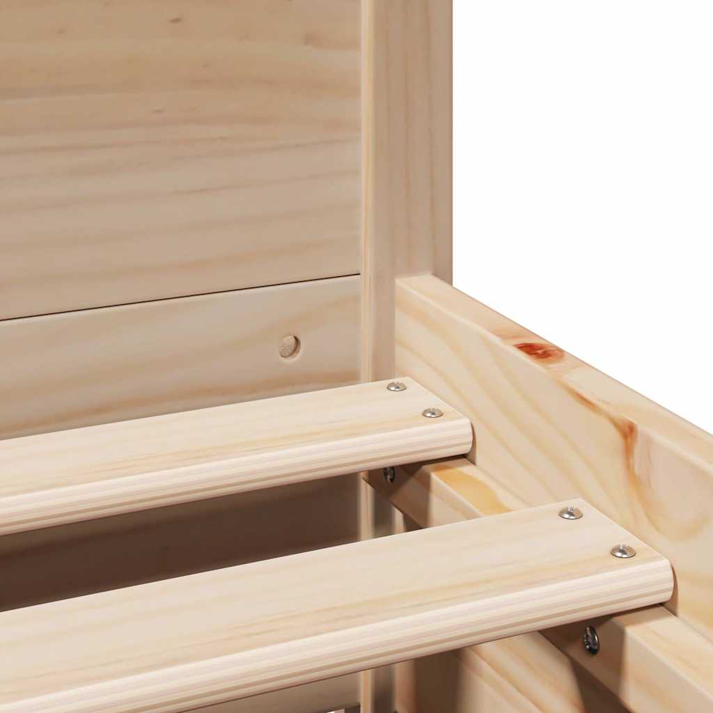 Bedframe zonder matras massief grenenhout 75x190 cm is nu te koop bij PeponiXL, paradijselijk wonen!