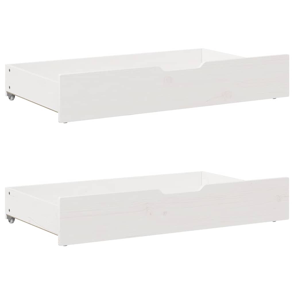Bedframe zonder matras massief grenenhout wit 135x190 cm is nu te koop bij PeponiXL, paradijselijk wonen!