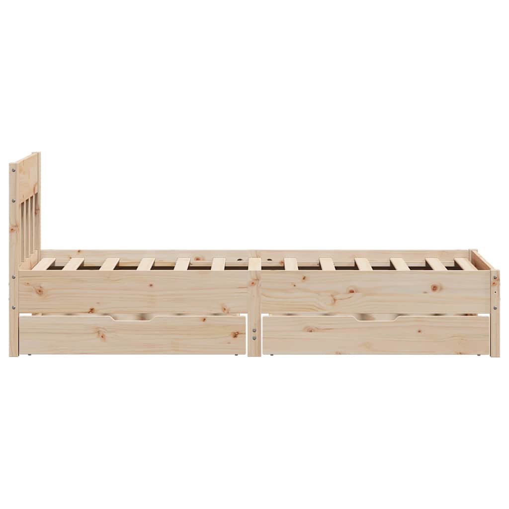 Bedframe zonder matras massief grenenhout 90x190 cm is nu te koop bij PeponiXL, paradijselijk wonen!