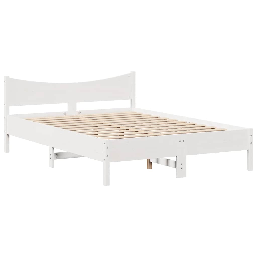 Bedframe met lades massief grenenhout wit 160x200 cm is nu te koop bij PeponiXL, paradijselijk wonen!