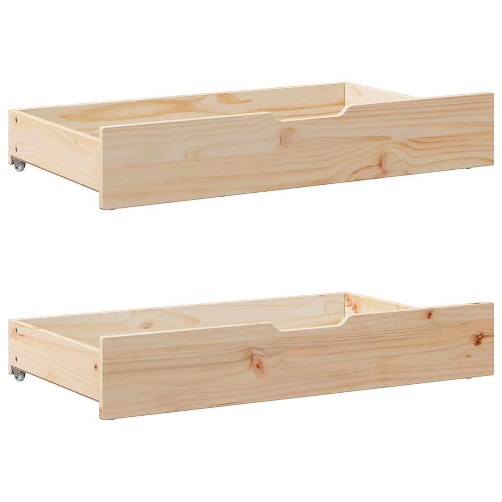 Bedframe met lades massief grenenhout 120x190 cm is nu te koop bij PeponiXL, paradijselijk wonen!