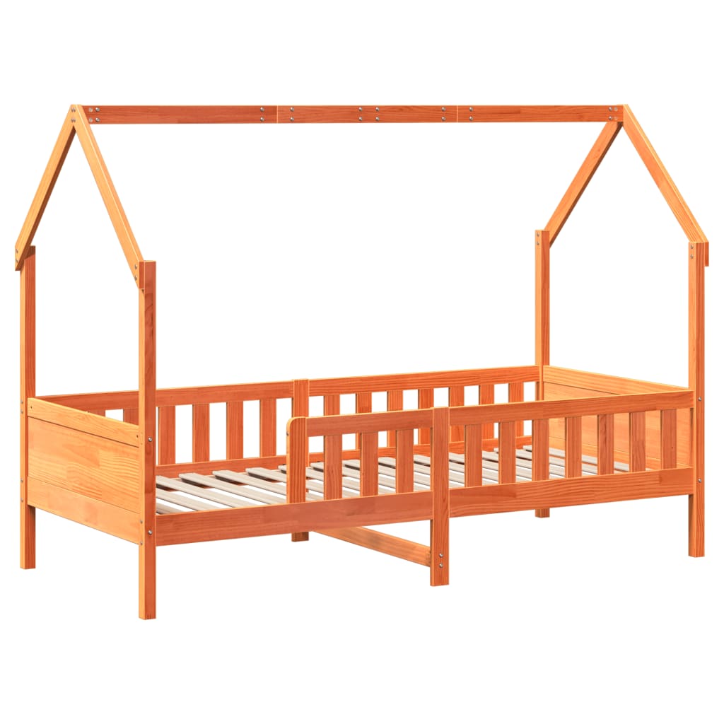 Kinderbedframe 90x200 cm massief grenenhout is nu te koop bij PeponiXL, paradijselijk wonen!