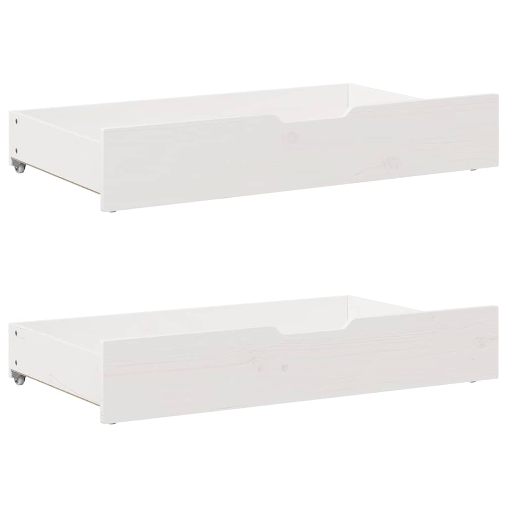 Kinderbedframe met lades 80x200 cm massief grenenhout is nu te koop bij PeponiXL, paradijselijk wonen!