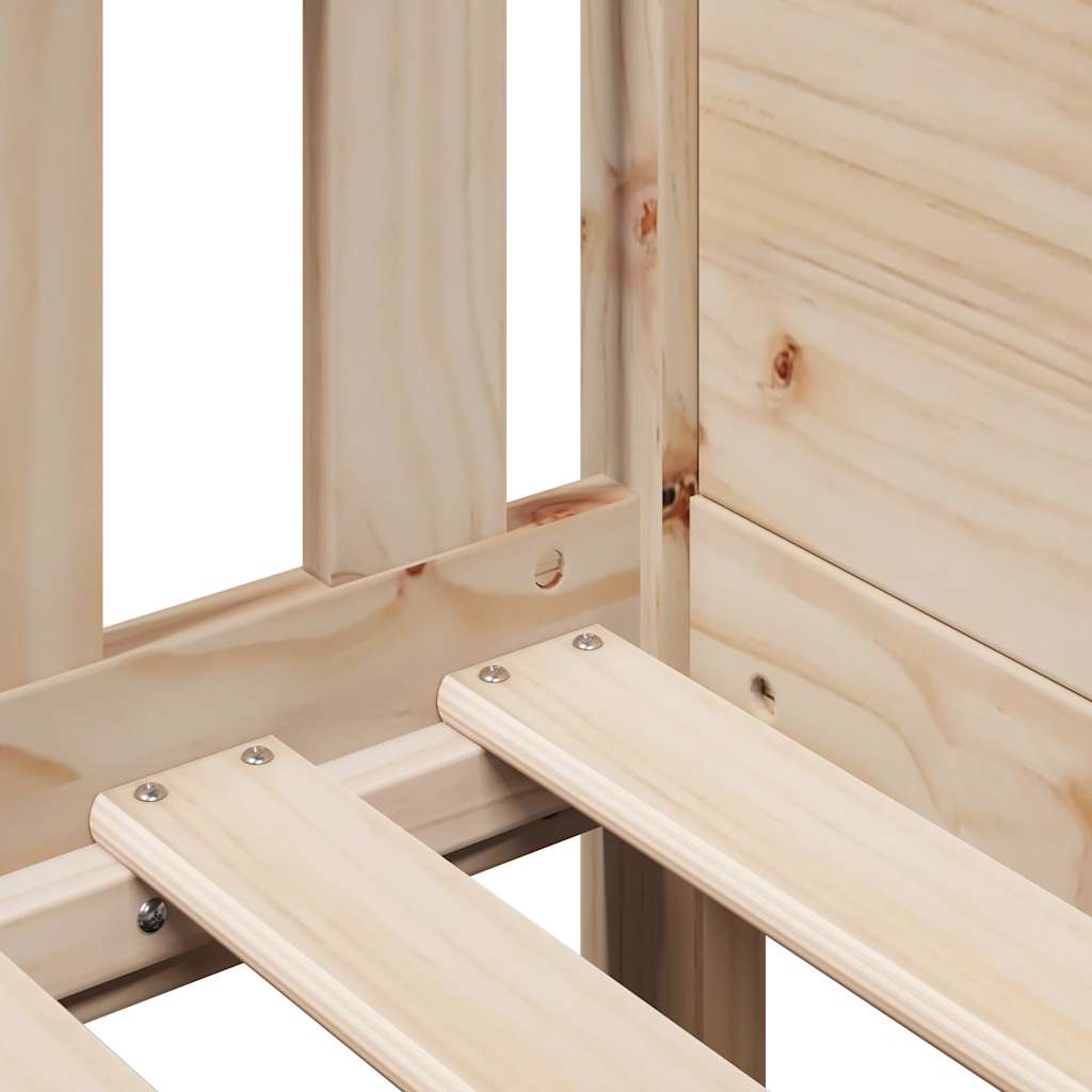 Kinderbedframe met lades 90x190 cm massief grenenhout is nu te koop bij PeponiXL, paradijselijk wonen!