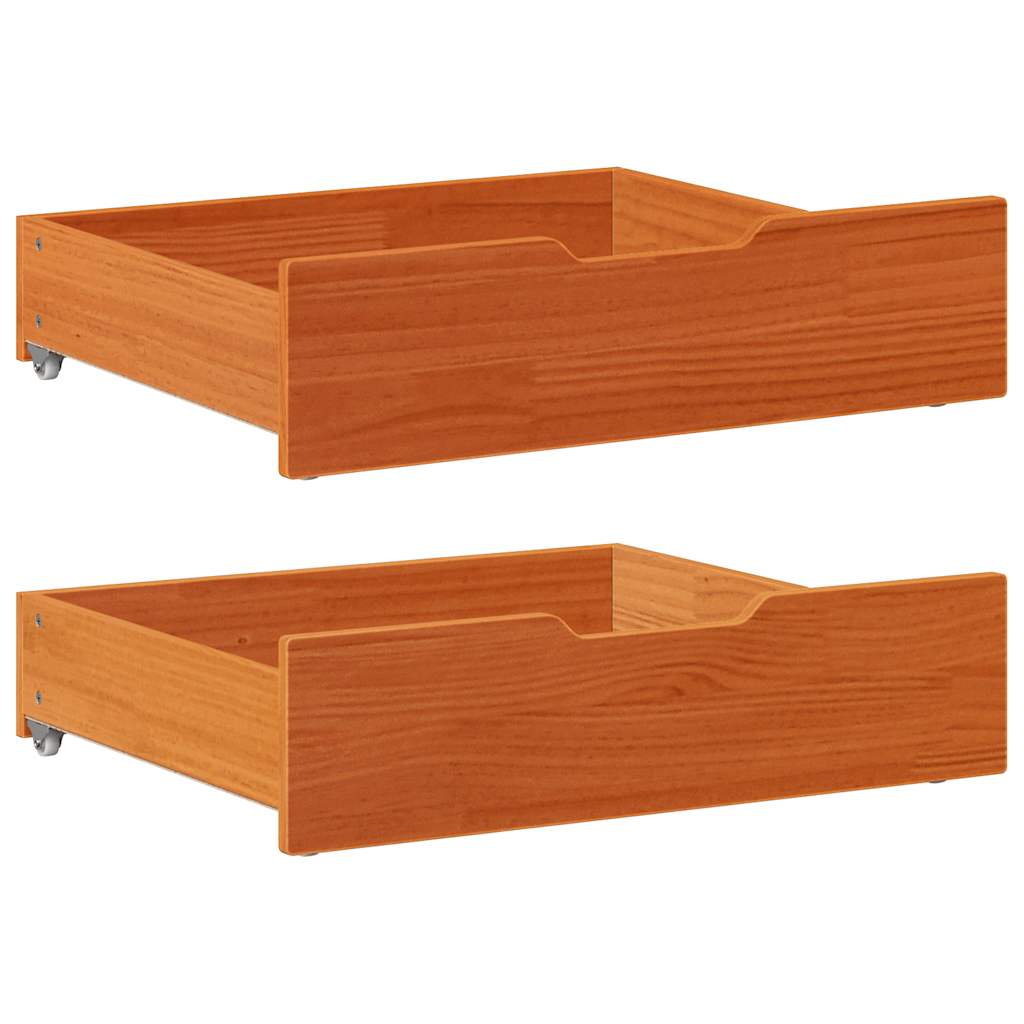 Kinderbedframe met lades 80x170 cm massief grenenhout is nu te koop bij PeponiXL, paradijselijk wonen!