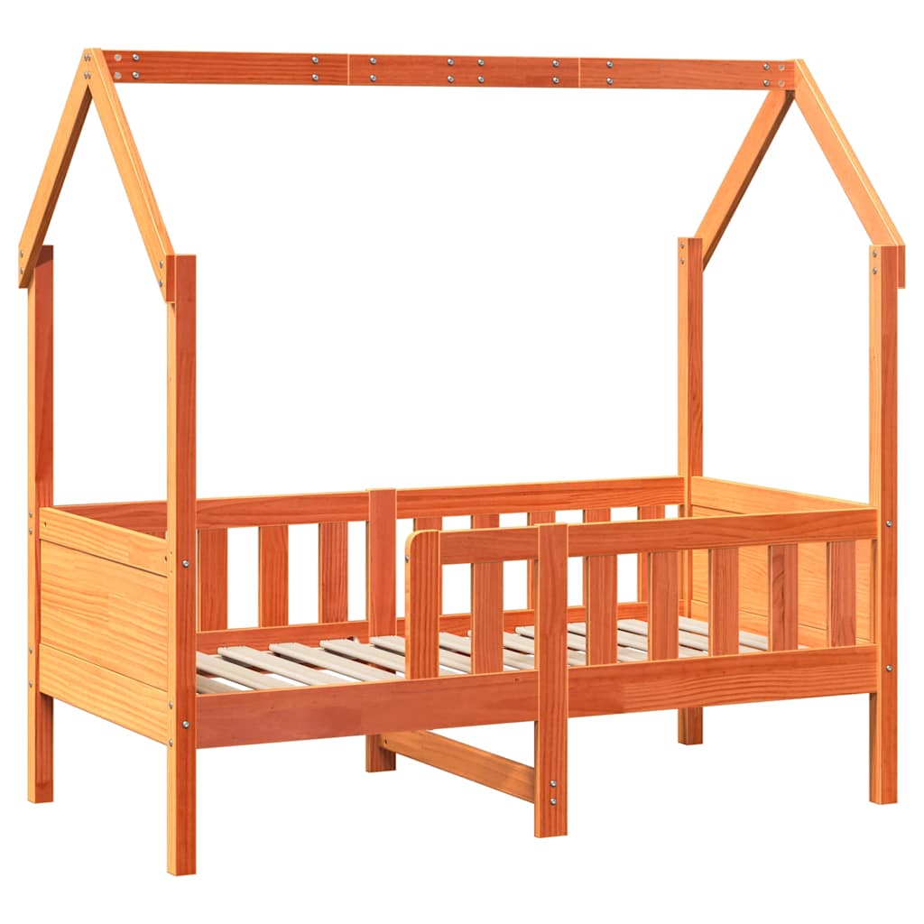 Kinderbedframe met lades 70x140 cm massief grenenhout is nu te koop bij PeponiXL, paradijselijk wonen!