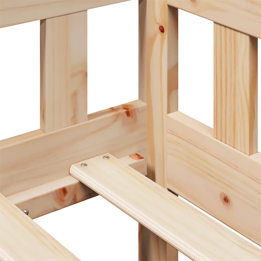 Slaapbank met lades 90x200 cm massief grenenhout is nu te koop bij PeponiXL, paradijselijk wonen!