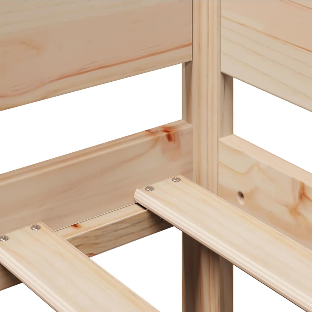 Slaapbank met lades 80x200 cm massief grenenhout is nu te koop bij PeponiXL, paradijselijk wonen!