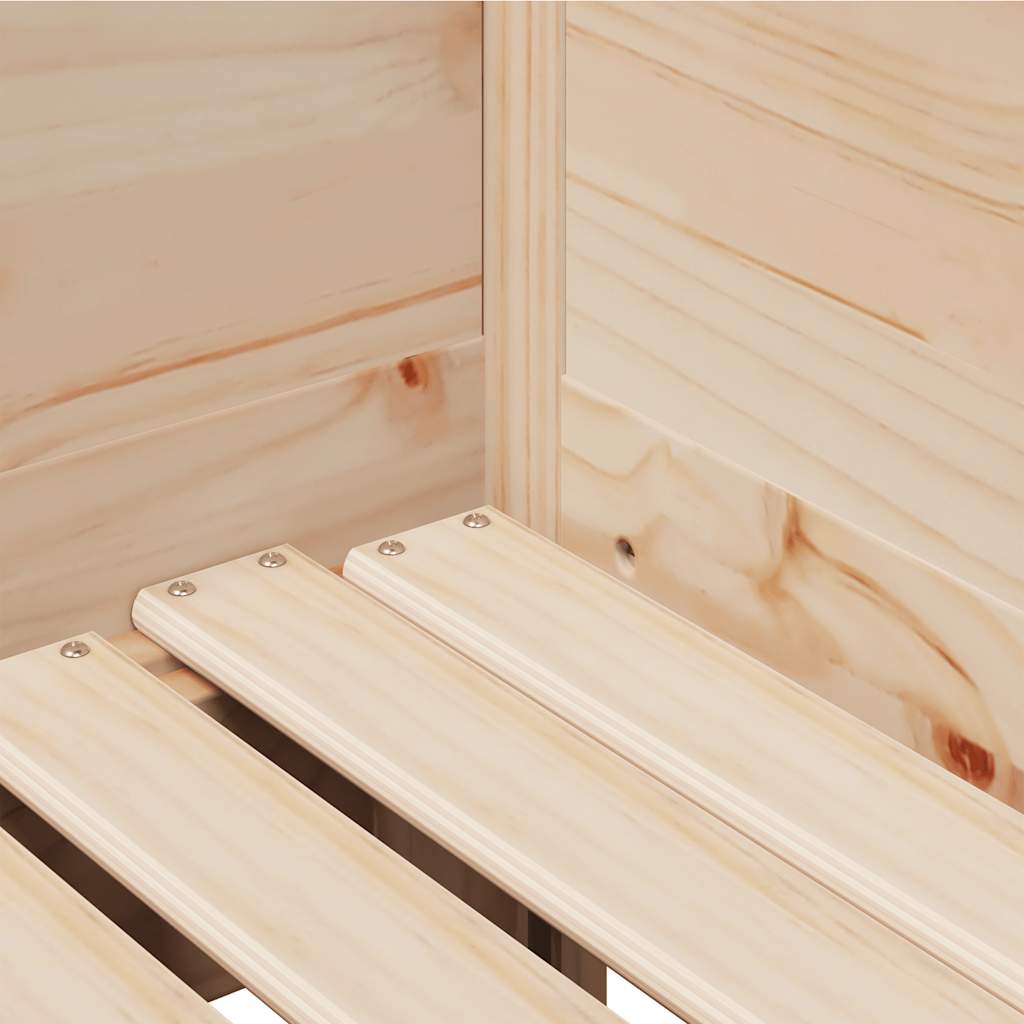 Slaapbank met onderschuifbed en lades zonder matras 80x200 cm is nu te koop bij PeponiXL, paradijselijk wonen!