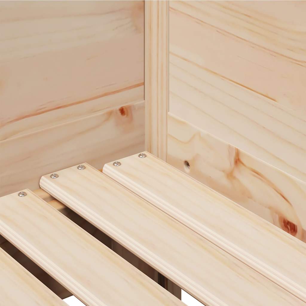 Slaapbank met onderschuifbed en lades zonder matras 90x190 cm is nu te koop bij PeponiXL, paradijselijk wonen!