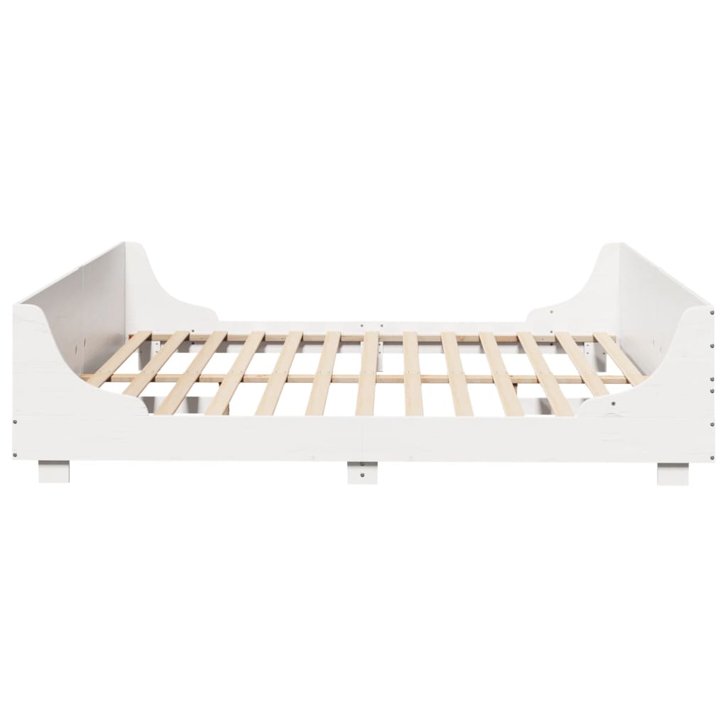 Bedframe zonder matras massief grenenhout wit 180x200 cm is nu te koop bij PeponiXL, paradijselijk wonen!