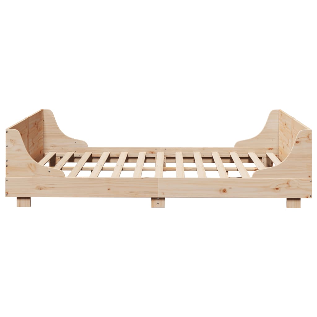 Bedframe zonder matras massief grenenhout 135x190 cm is nu te koop bij PeponiXL, paradijselijk wonen!