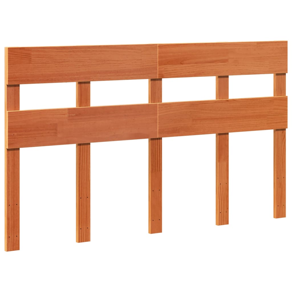 Bedframe zonder matras massief grenenhout wasbruin 140x200 cm is nu te koop bij PeponiXL, paradijselijk wonen!