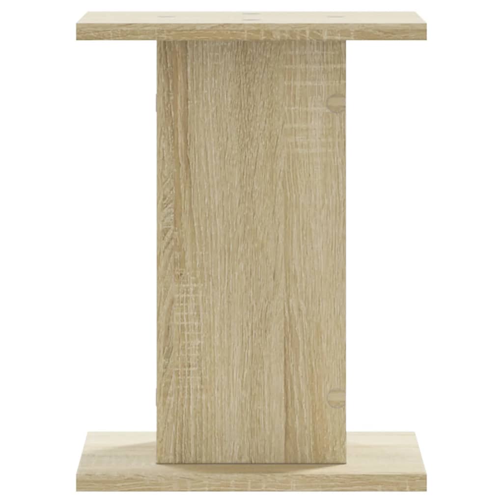 Speakerstandaards 2 st 30x30x40 cm bewerkt hout sonoma eiken is nu te koop bij PeponiXL, paradijselijk wonen!