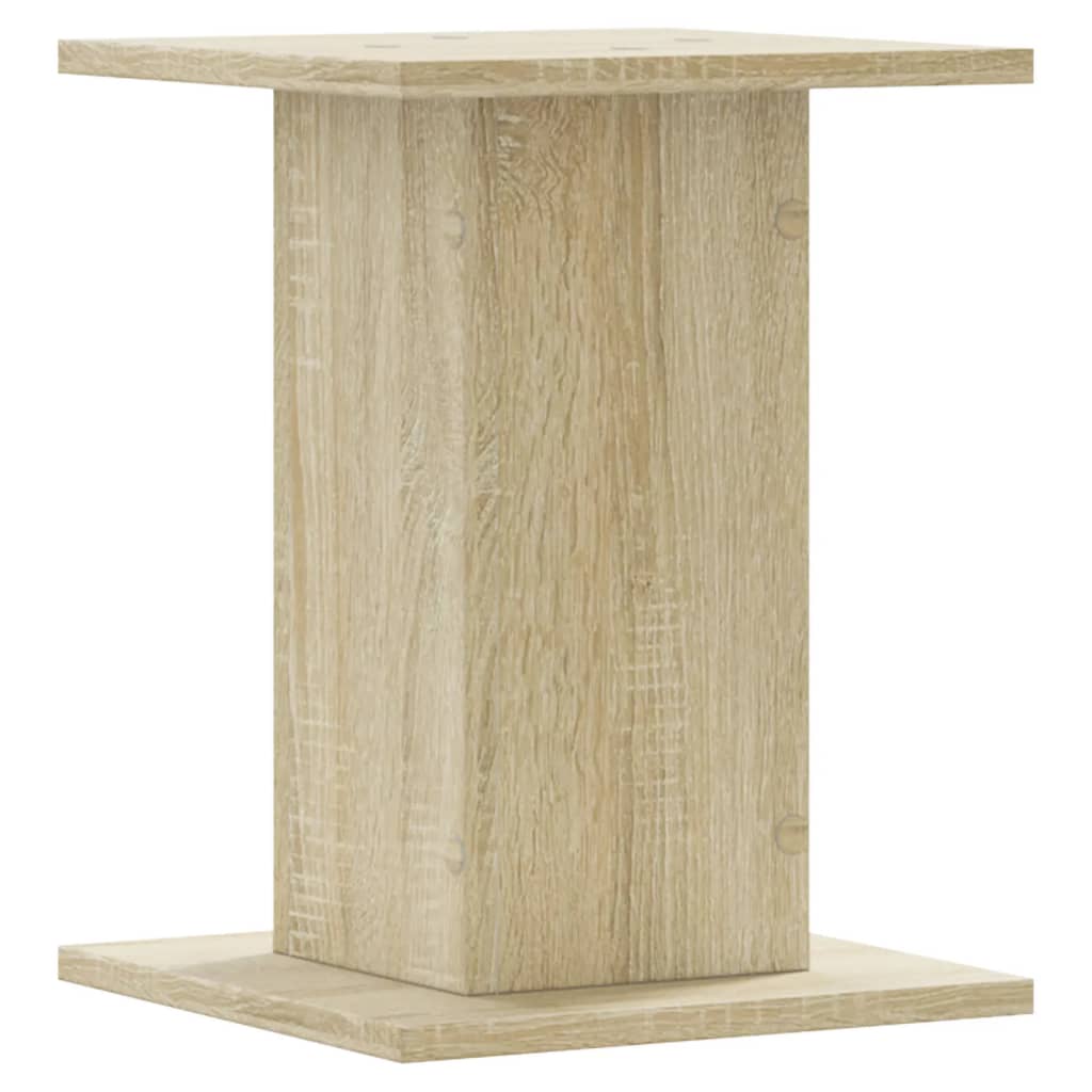 Speakerstandaards 2 st 30x30x40 cm bewerkt hout sonoma eiken is nu te koop bij PeponiXL, paradijselijk wonen!