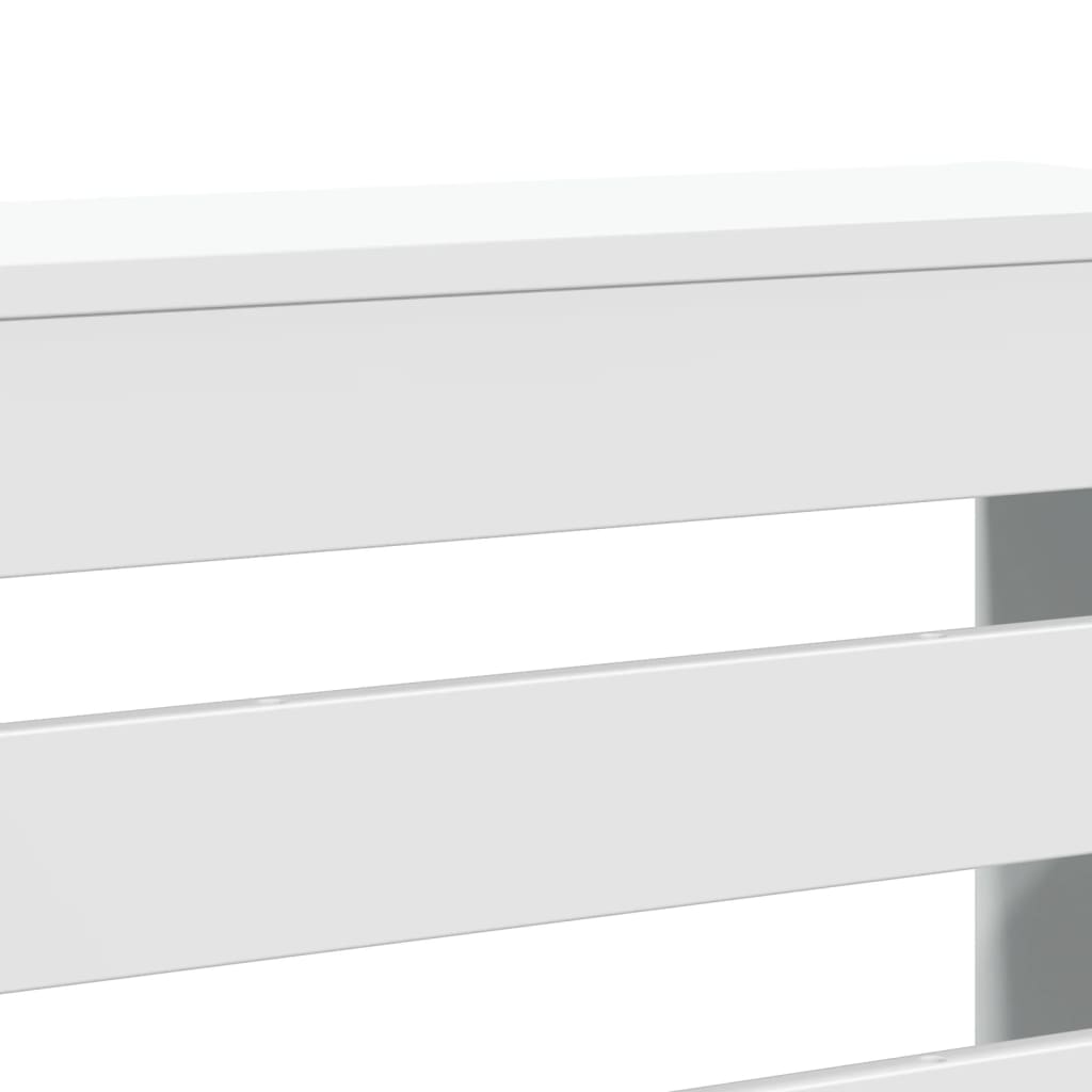 Radiatorombouw 78x20x82 cm bewerkt hout wit is nu te koop bij PeponiXL, paradijselijk wonen!