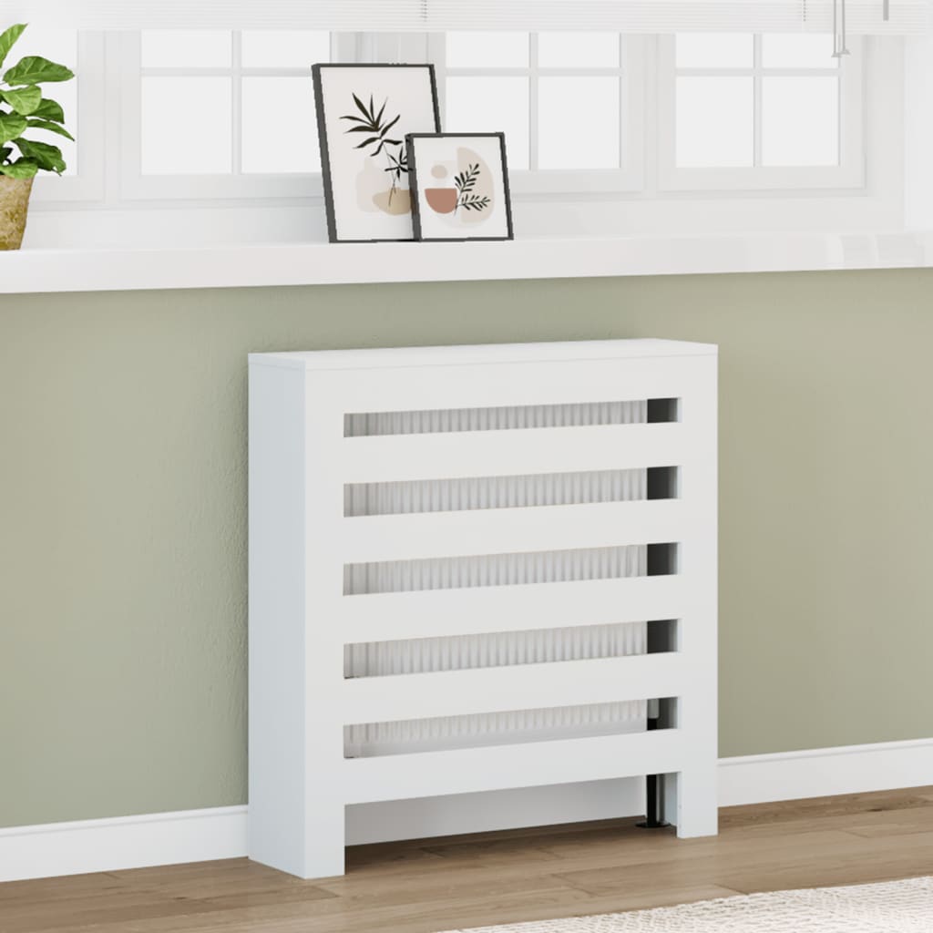 Radiatorombouw 78x20x82 cm bewerkt hout wit is nu te koop bij PeponiXL, paradijselijk wonen!