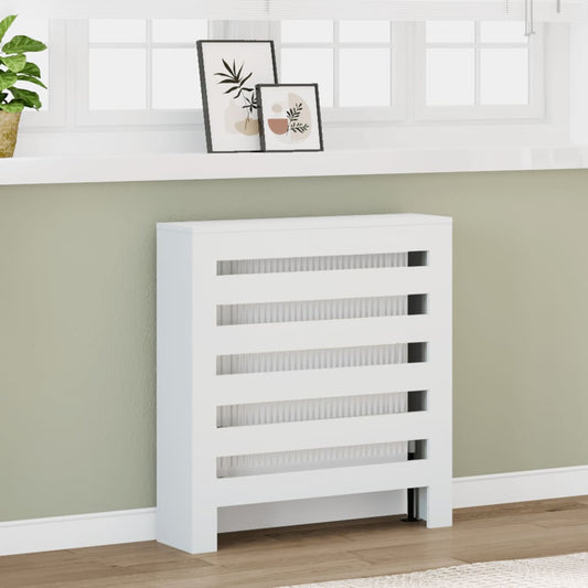 Radiatorombouw 78x20x82 cm bewerkt hout wit is nu te koop bij PeponiXL, paradijselijk wonen!