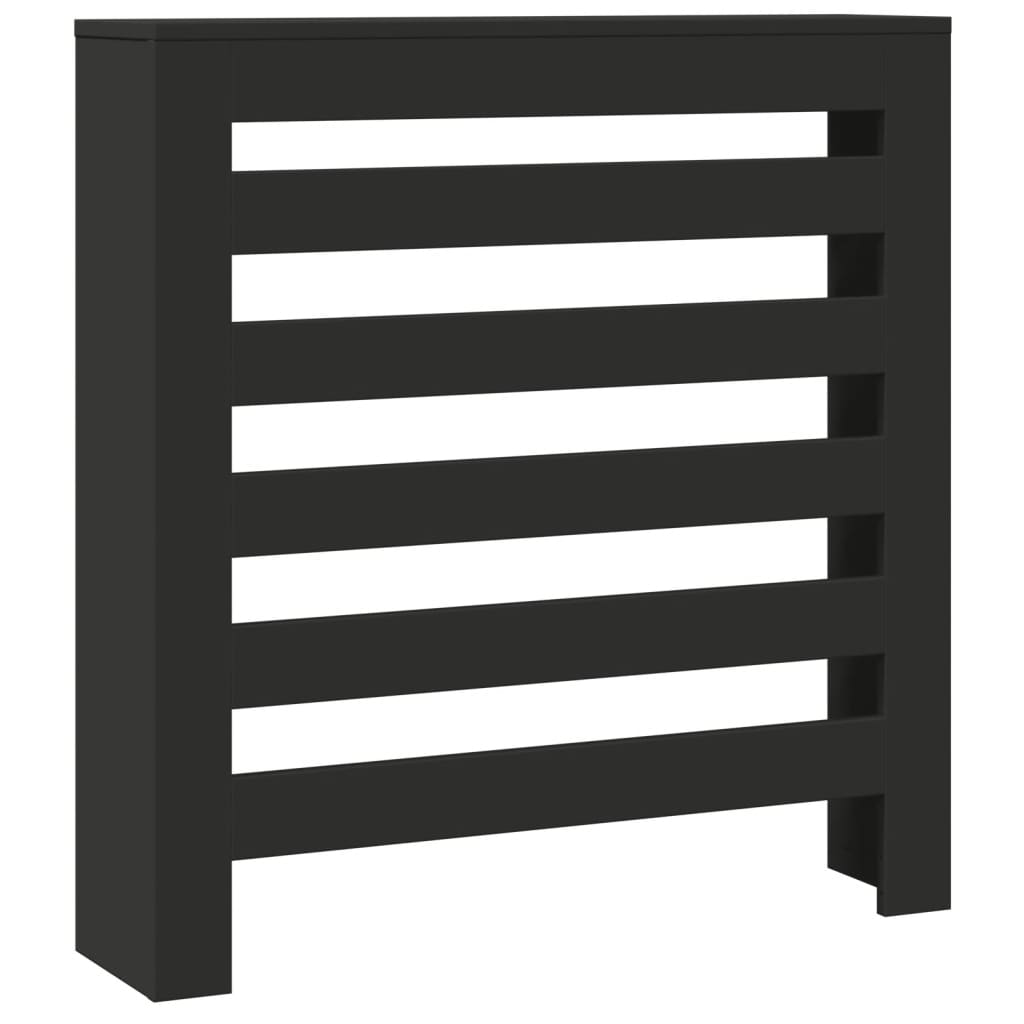 Radiatorombouw 78x20x82 cm bewerkt hout zwart is nu te koop bij PeponiXL, paradijselijk wonen!