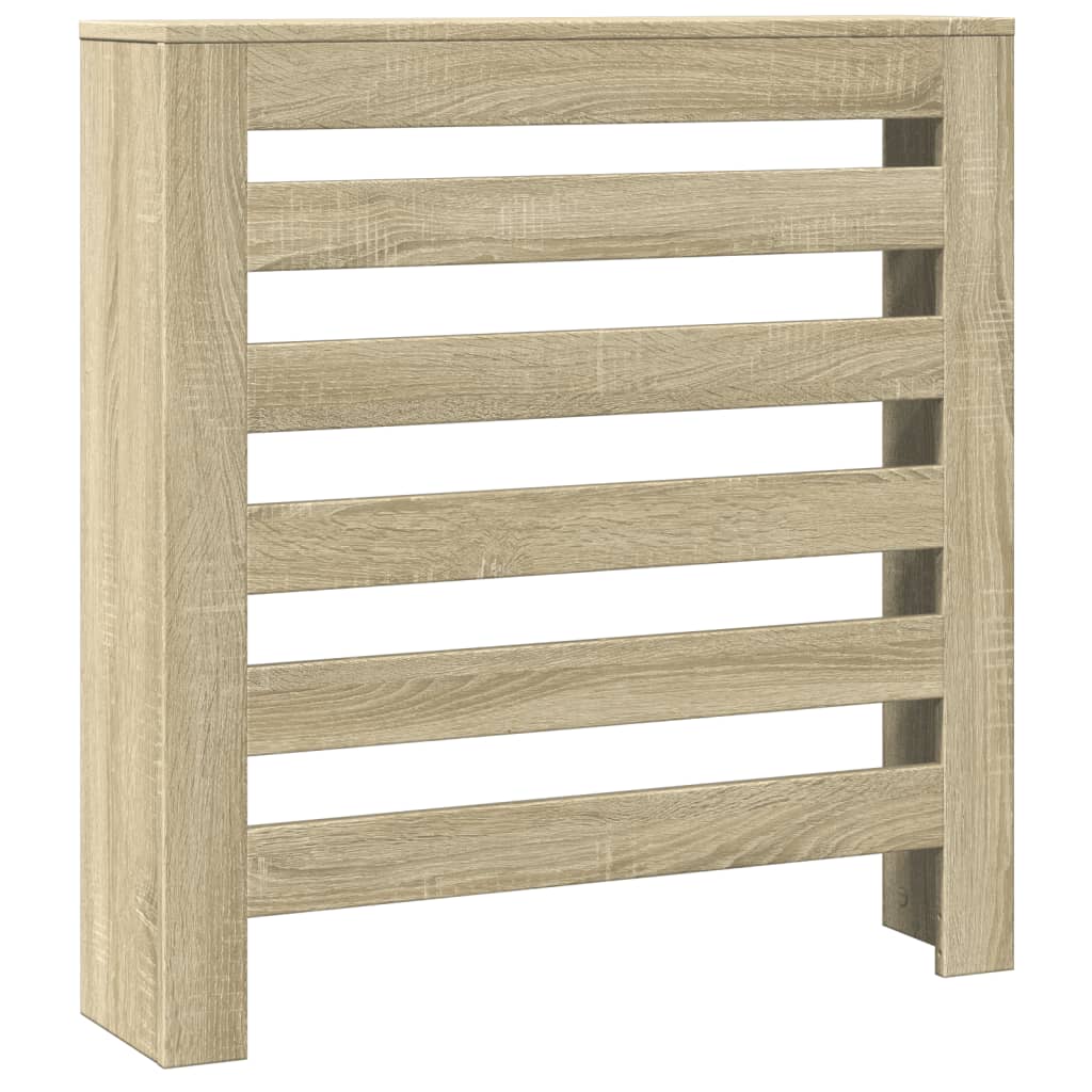 Radiatorombouw 78x20x82 cm bewerkt hout sonoma eikenkleurig is nu te koop bij PeponiXL, paradijselijk wonen!