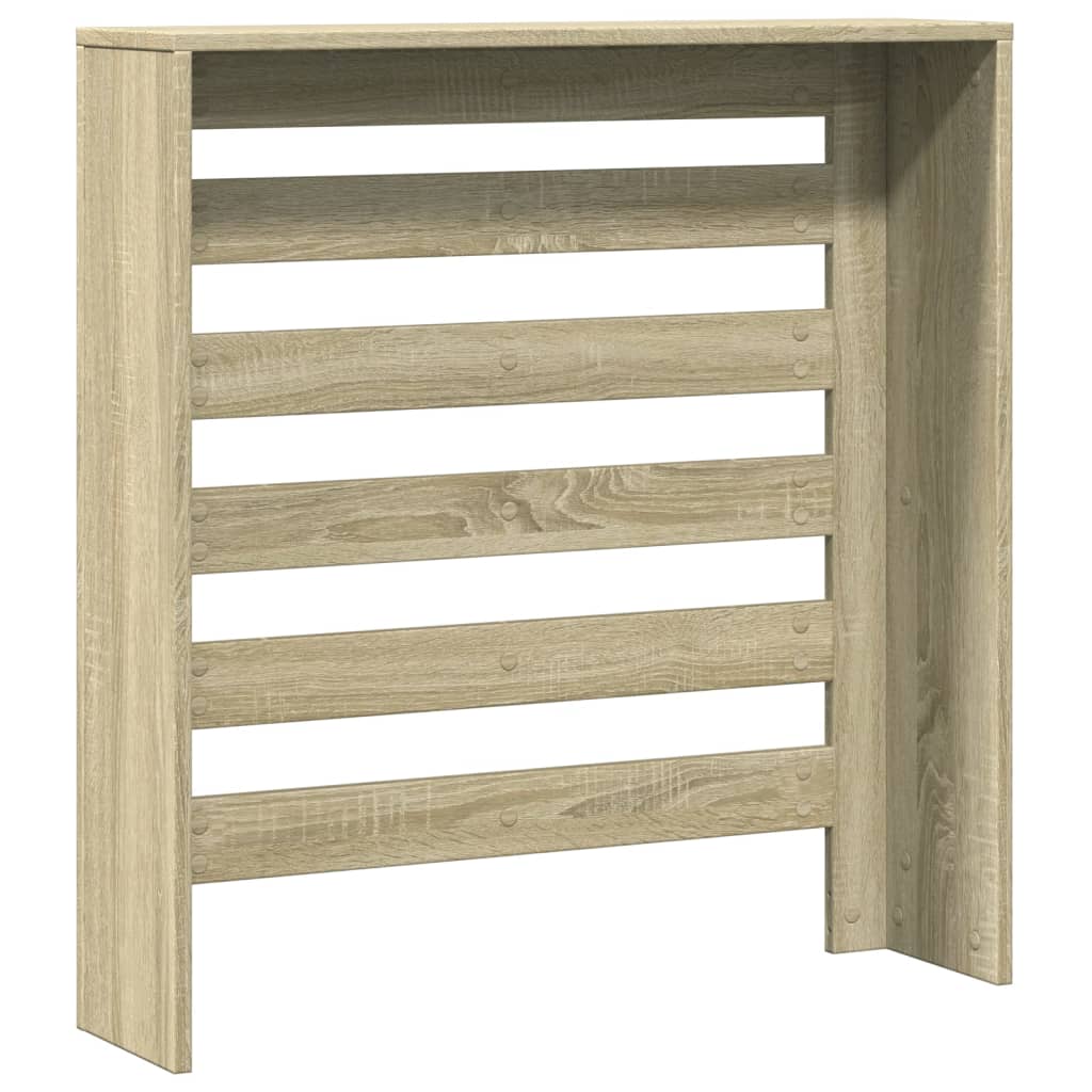 Radiatorombouw 78x20x82 cm bewerkt hout sonoma eikenkleurig is nu te koop bij PeponiXL, paradijselijk wonen!