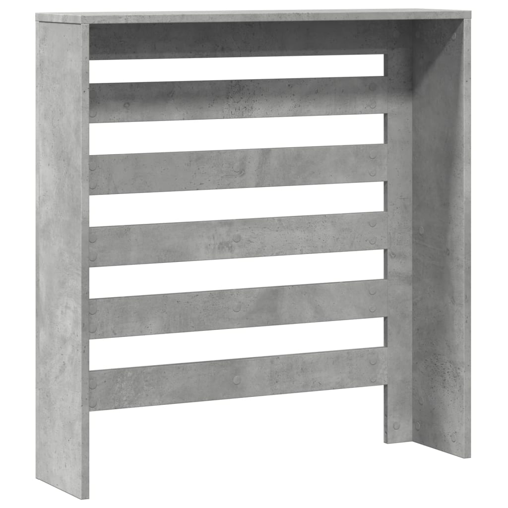 Radiatorombouw 78x20x82 cm bewerkt hout betongrijs is nu te koop bij PeponiXL, paradijselijk wonen!