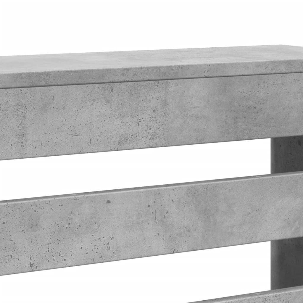 Radiatorombouw 78x20x82 cm bewerkt hout betongrijs is nu te koop bij PeponiXL, paradijselijk wonen!