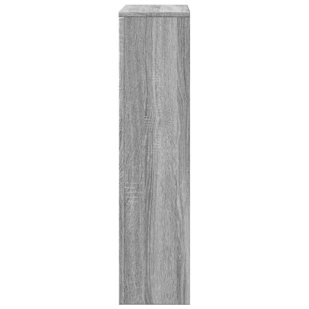 Radiatorombouw 78x20x82 cm bewerkt hout grijs sonoma eikenkleur is nu te koop bij PeponiXL, paradijselijk wonen!