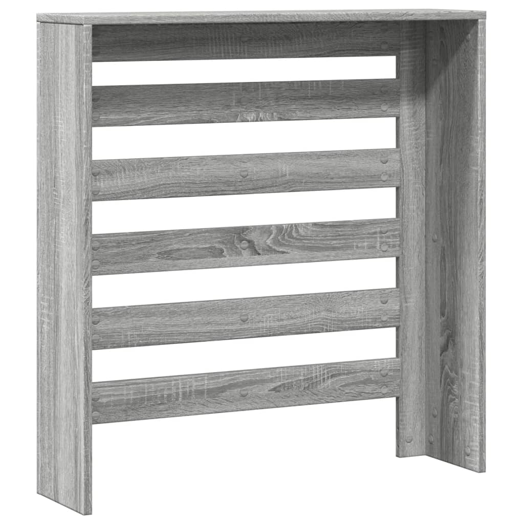 Radiatorombouw 78x20x82 cm bewerkt hout grijs sonoma eikenkleur is nu te koop bij PeponiXL, paradijselijk wonen!
