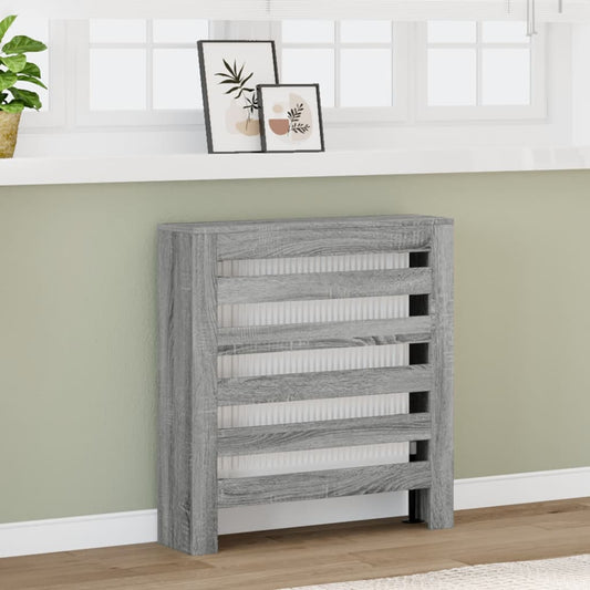 Radiatorombouw 78x20x82 cm bewerkt hout grijs sonoma eikenkleur is nu te koop bij PeponiXL, paradijselijk wonen!