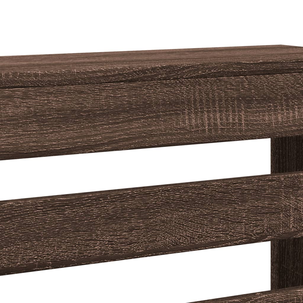 Radiatorombouw 78x20x82 cm bewerkt hout bruin eikenkleurig is nu te koop bij PeponiXL, paradijselijk wonen!