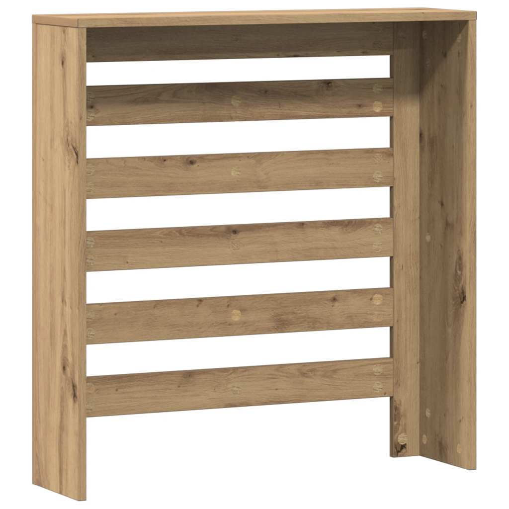 Radiatorombouw 78x20x82 cm bewerkt hout artisanaal eikenkleur is nu te koop bij PeponiXL, paradijselijk wonen!