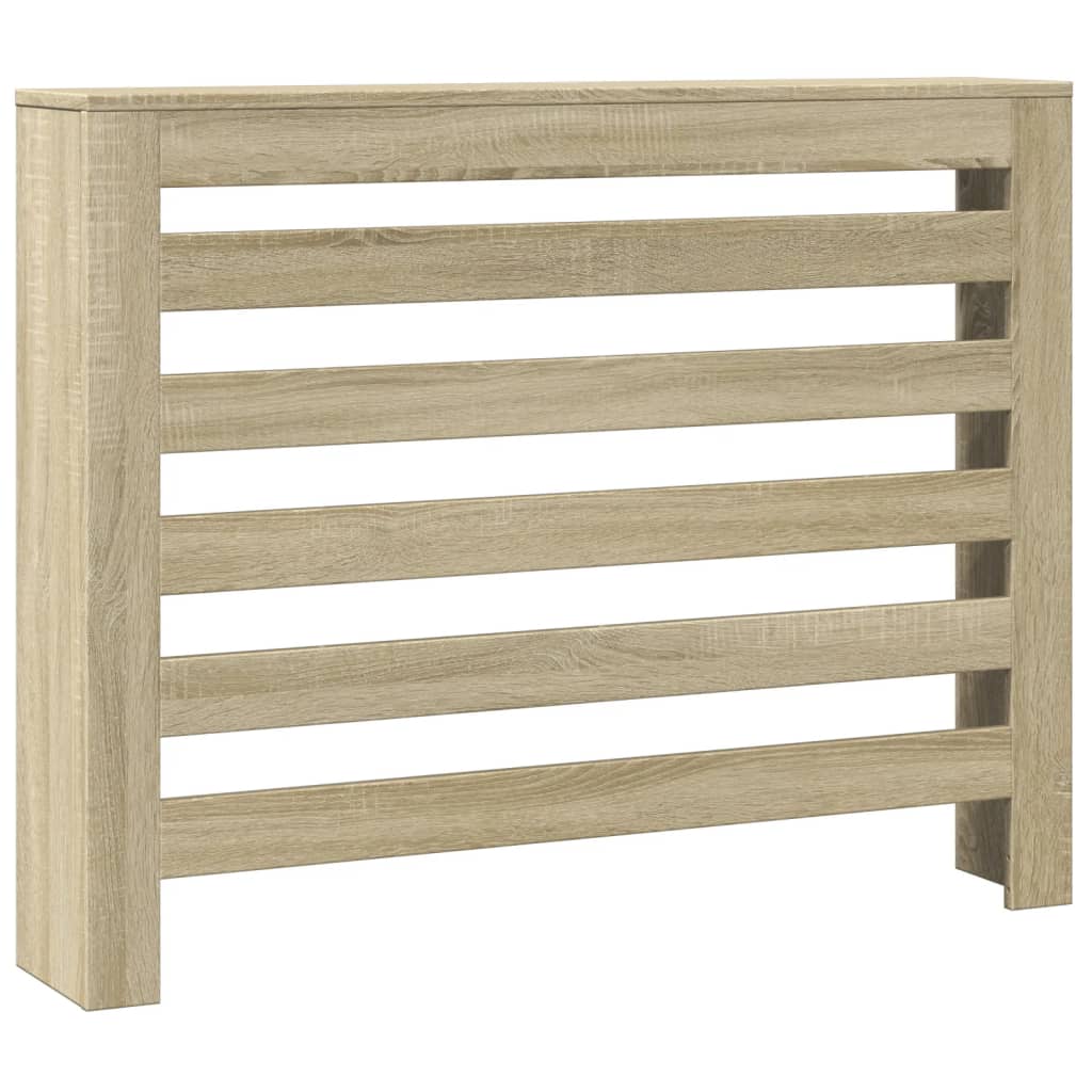 Radiatorombouw 104x20x82 cm bewerkt hout sonoma eikenkleurig is nu te koop bij PeponiXL, paradijselijk wonen!