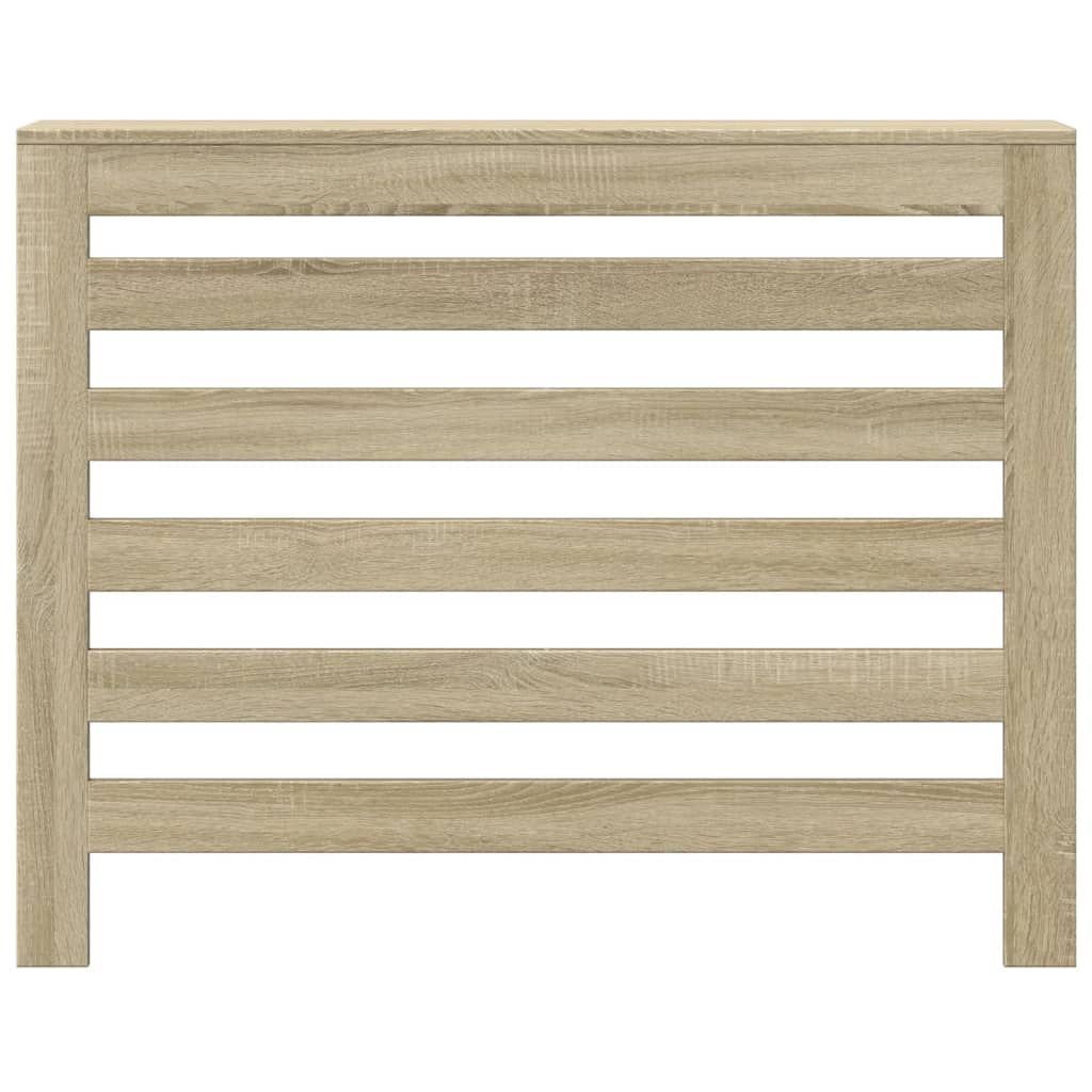 Radiatorombouw 104x20x82 cm bewerkt hout sonoma eikenkleurig is nu te koop bij PeponiXL, paradijselijk wonen!