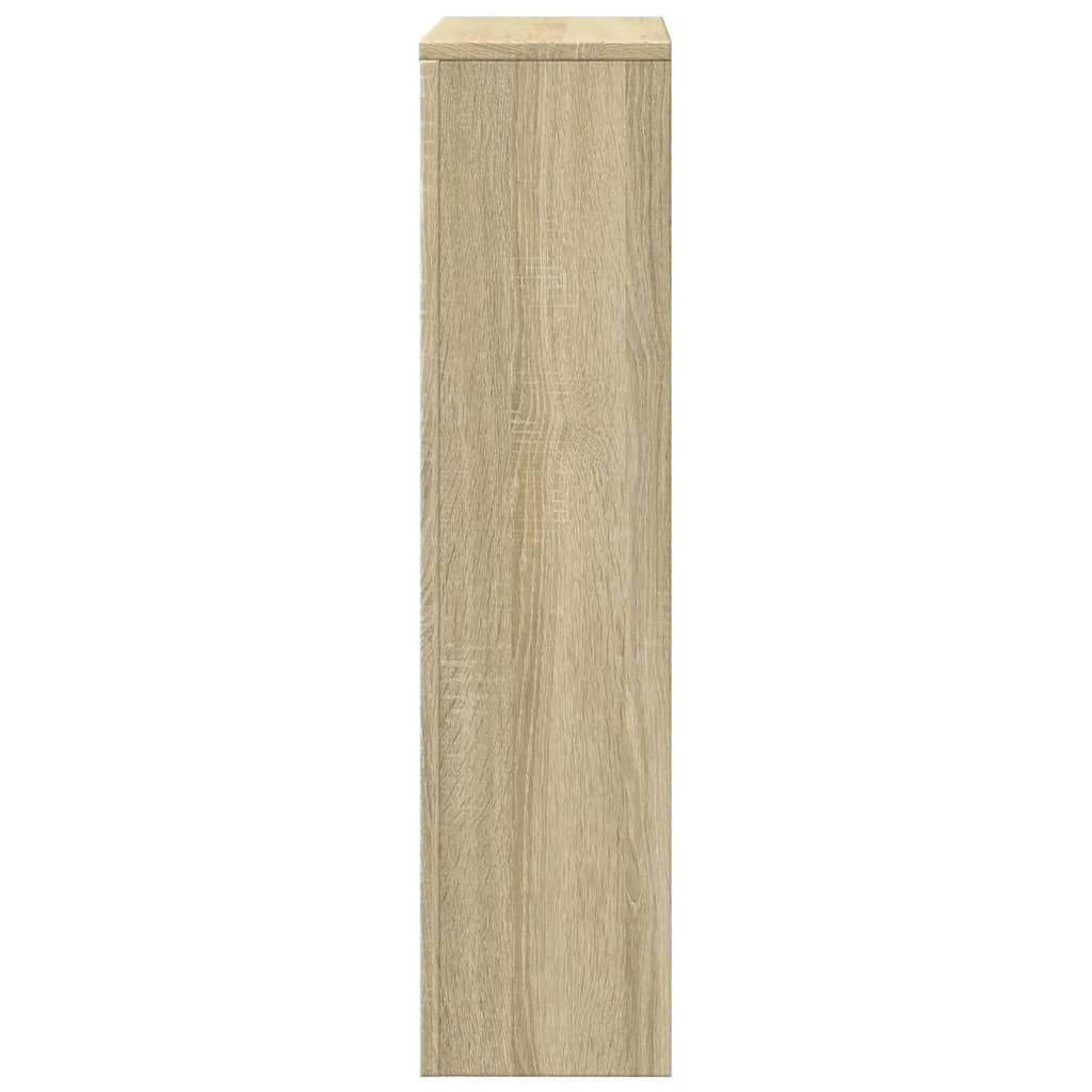 Radiatorombouw 104x20x82 cm bewerkt hout sonoma eikenkleurig is nu te koop bij PeponiXL, paradijselijk wonen!