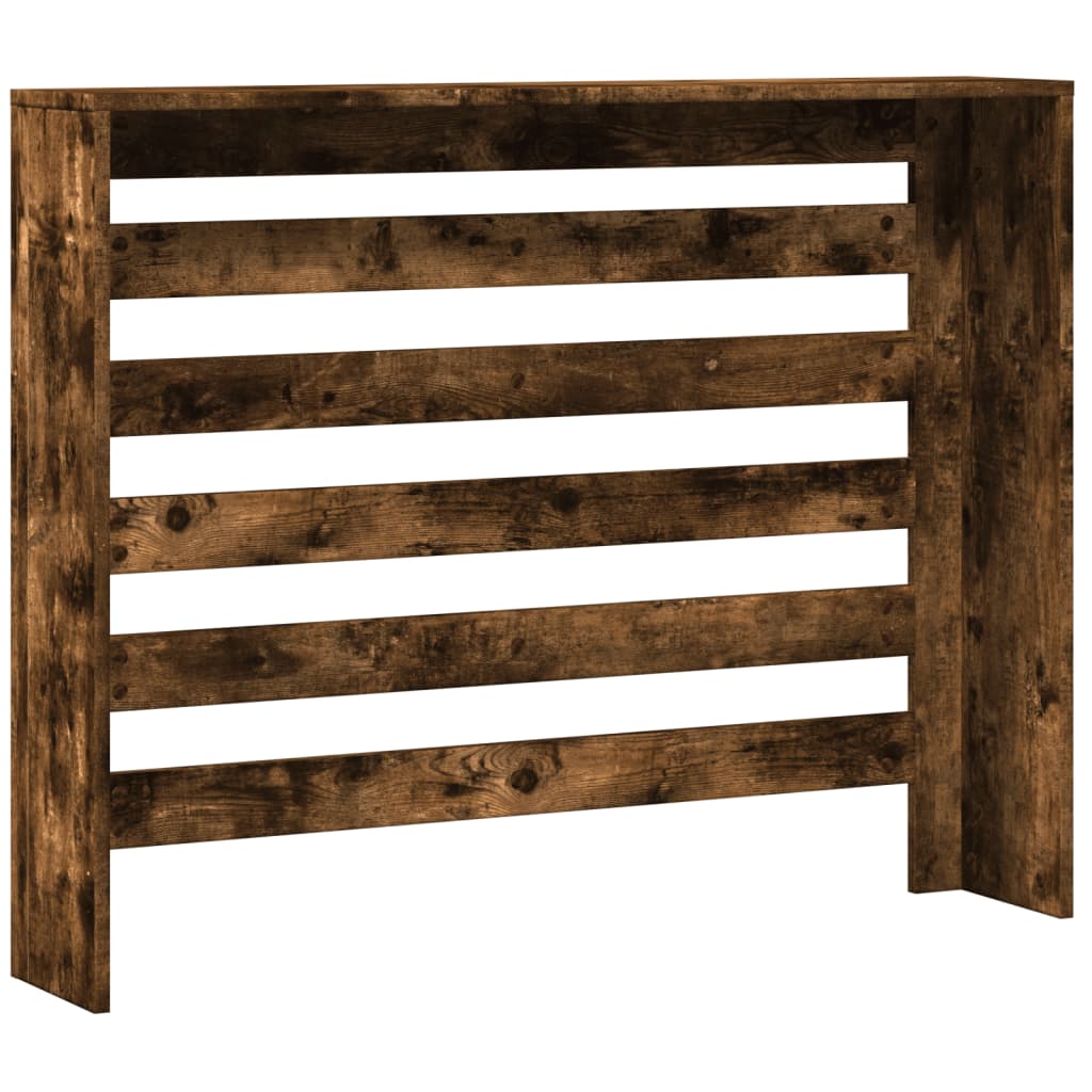 Radiatorombouw 104x20x82 cm bewerkt hout gerookt eikenkleurig is nu te koop bij PeponiXL, paradijselijk wonen!