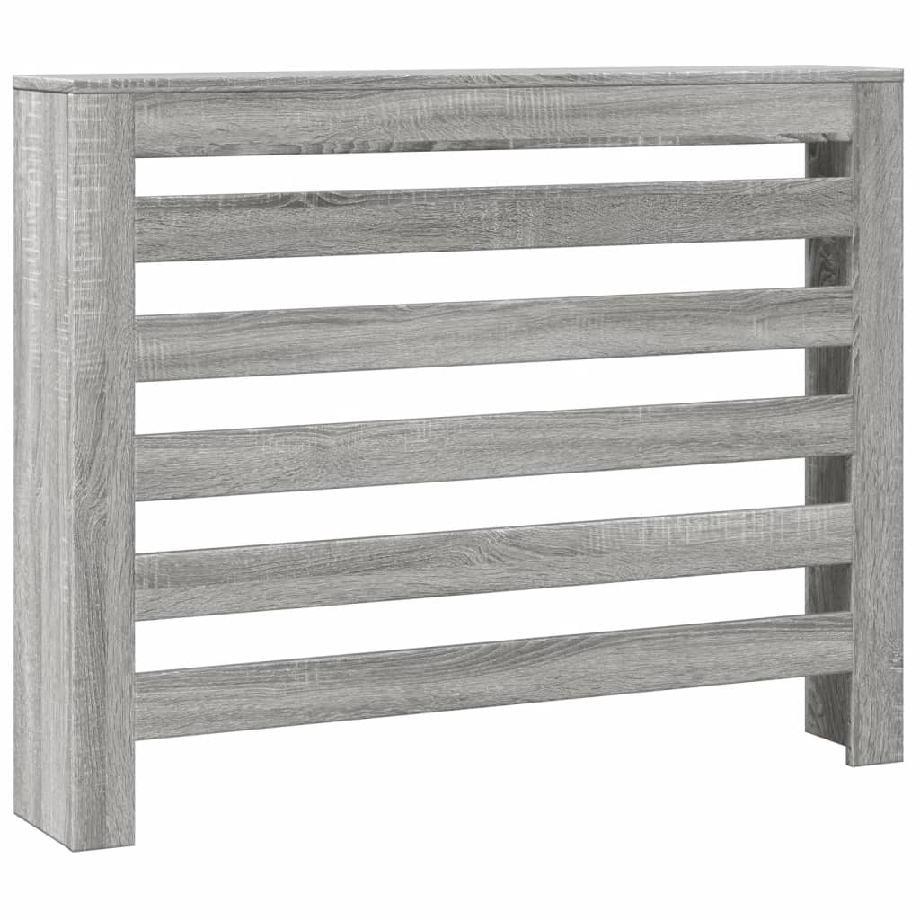 Radiatorombouw 104x20x82 cm bewerkt hout grijs sonoma eiken is nu te koop bij PeponiXL, paradijselijk wonen!