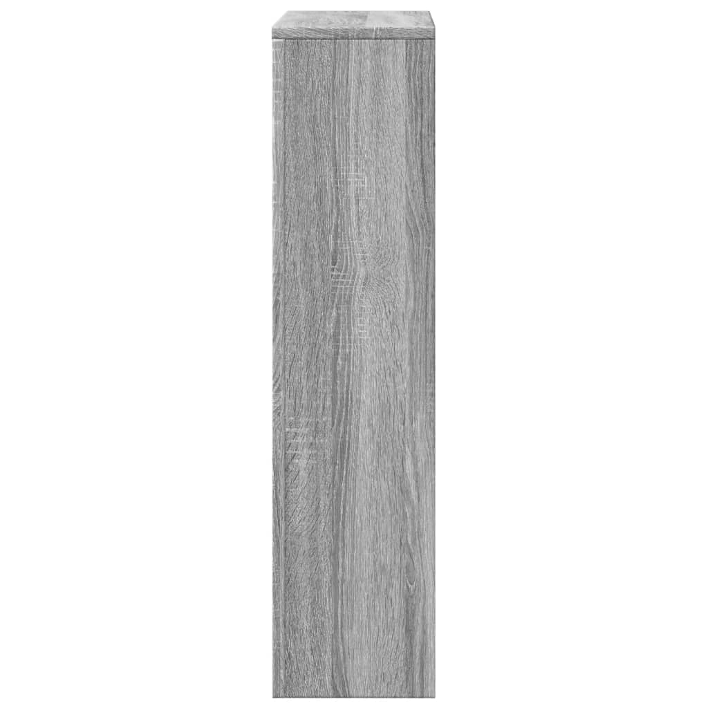 Radiatorombouw 104x20x82 cm bewerkt hout grijs sonoma eiken is nu te koop bij PeponiXL, paradijselijk wonen!