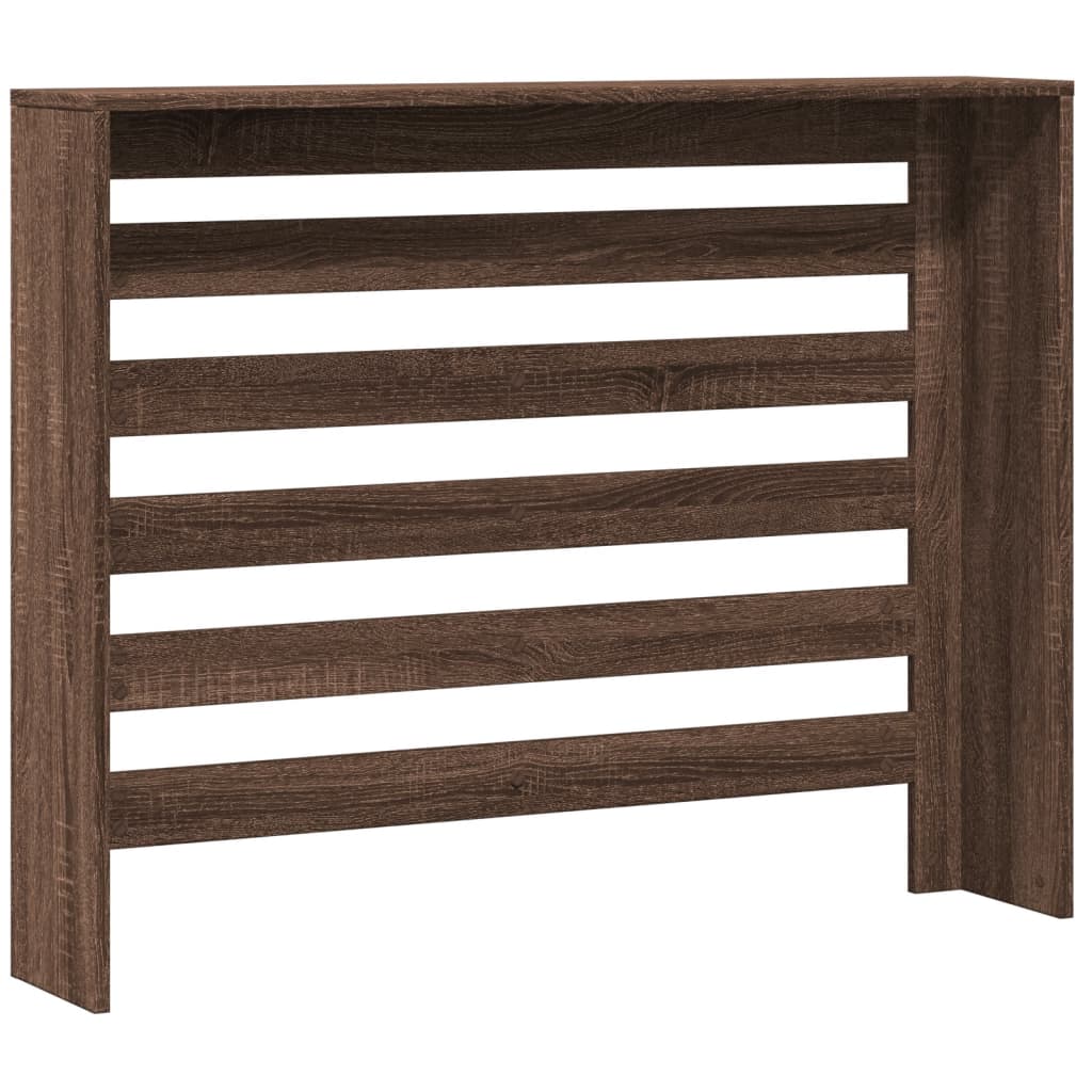Radiatorombouw 104x20x82 cm bewerkt hout bruin eikenkleurig is nu te koop bij PeponiXL, paradijselijk wonen!