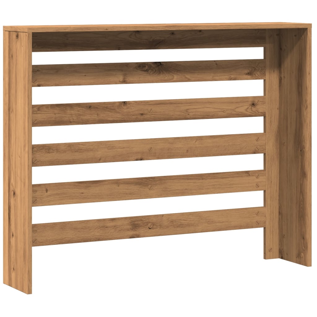 Radiatorombouw 104x20x82 cm bewerkt hout artisanaal eikenkleur is nu te koop bij PeponiXL, paradijselijk wonen!