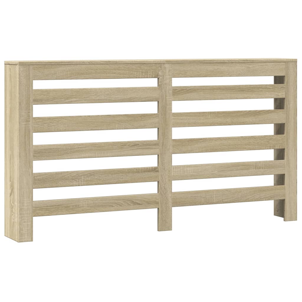 Radiatorombouw 149x20x82 cm bewerkt hout sonoma eikenkleurig is nu te koop bij PeponiXL, paradijselijk wonen!