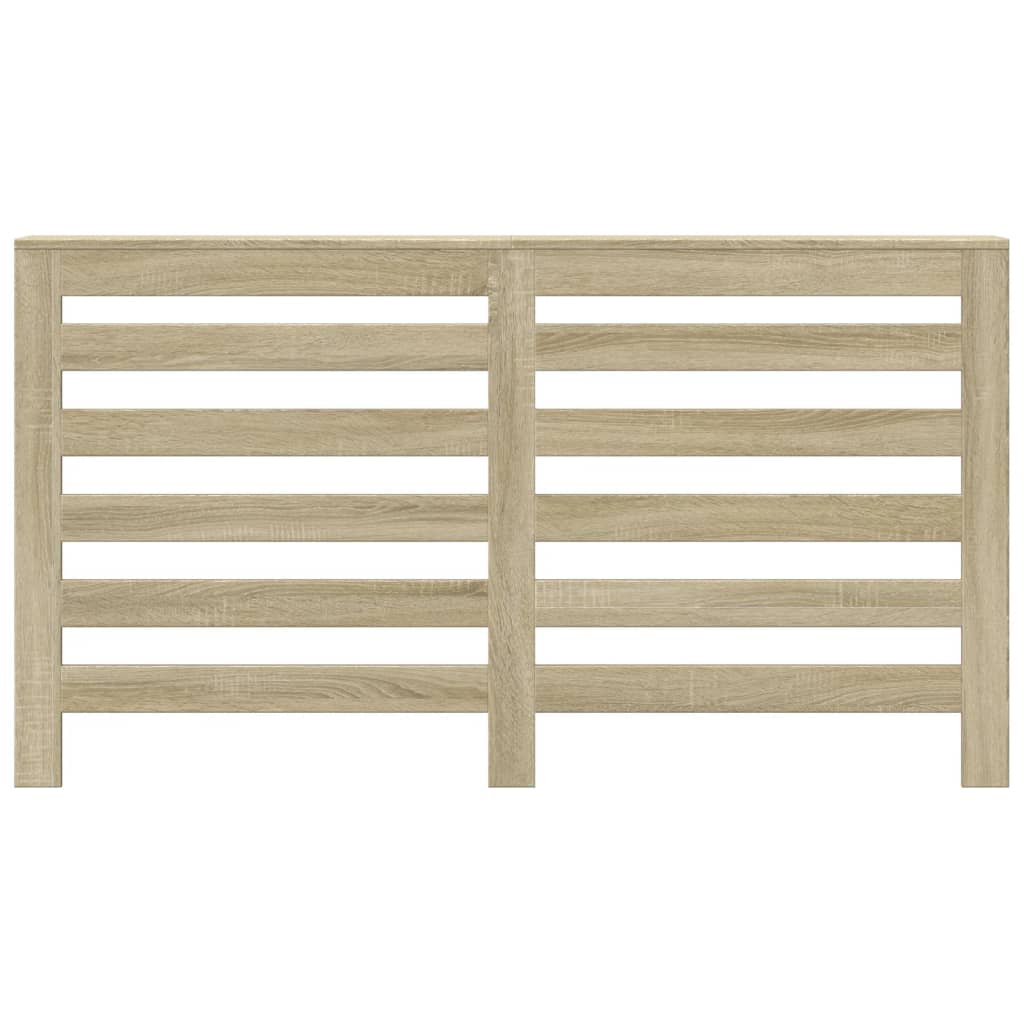 Radiatorombouw 149x20x82 cm bewerkt hout sonoma eikenkleurig is nu te koop bij PeponiXL, paradijselijk wonen!