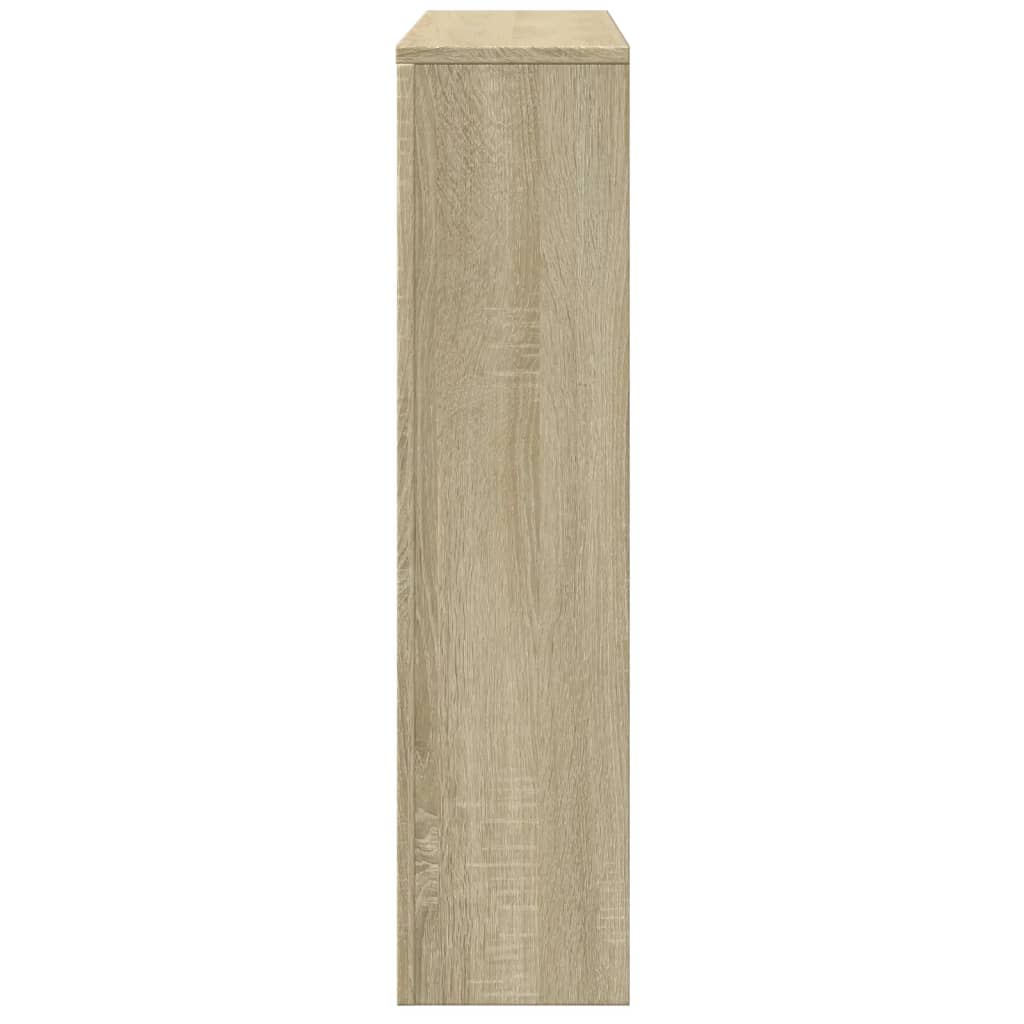 Radiatorombouw 149x20x82 cm bewerkt hout sonoma eikenkleurig is nu te koop bij PeponiXL, paradijselijk wonen!