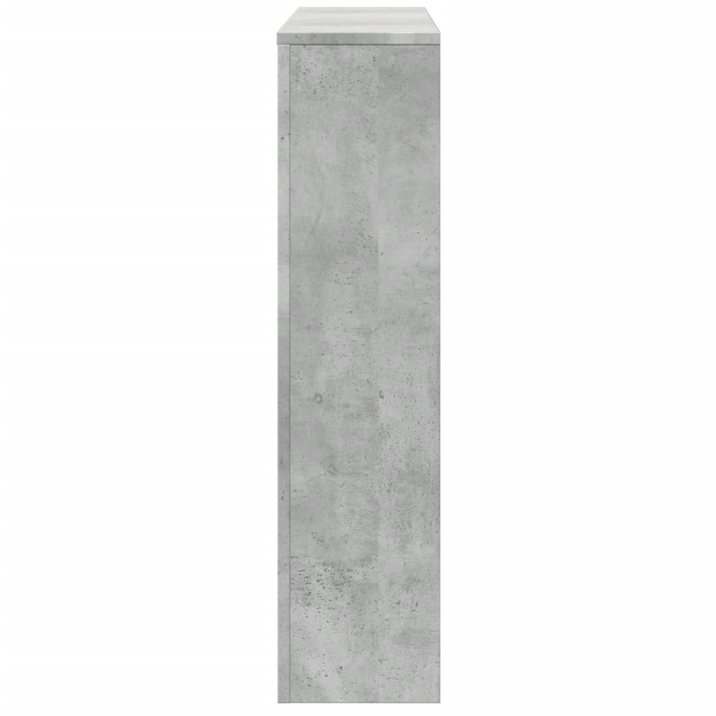 Radiatorombouw 149x20x82 cm bewerkt hout betongrijs is nu te koop bij PeponiXL, paradijselijk wonen!
