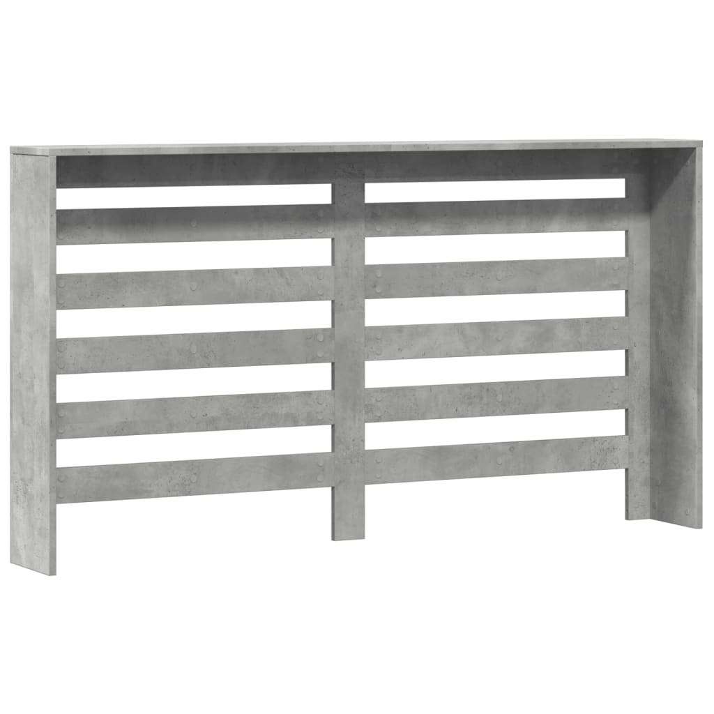 Radiatorombouw 149x20x82 cm bewerkt hout betongrijs is nu te koop bij PeponiXL, paradijselijk wonen!
