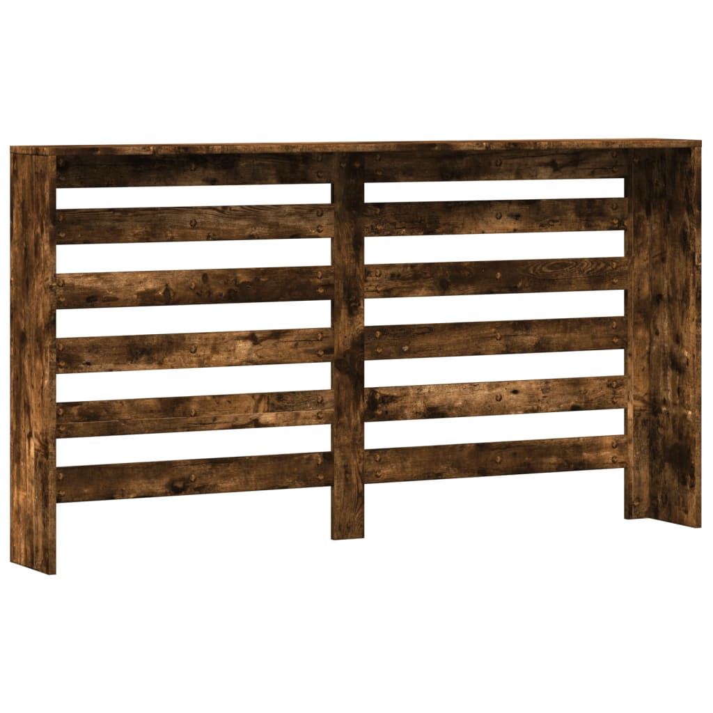 Radiatorombouw 149x20x82 cm bewerkt hout gerookt eikenkleurig is nu te koop bij PeponiXL, paradijselijk wonen!
