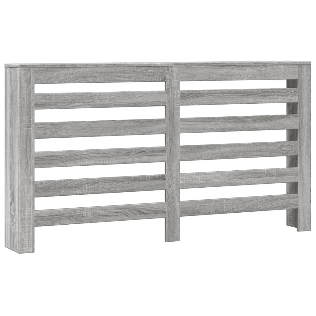 Radiatorombouw 149x20x82 cm bewerkt hout grijs sonoma eiken is nu te koop bij PeponiXL, paradijselijk wonen!